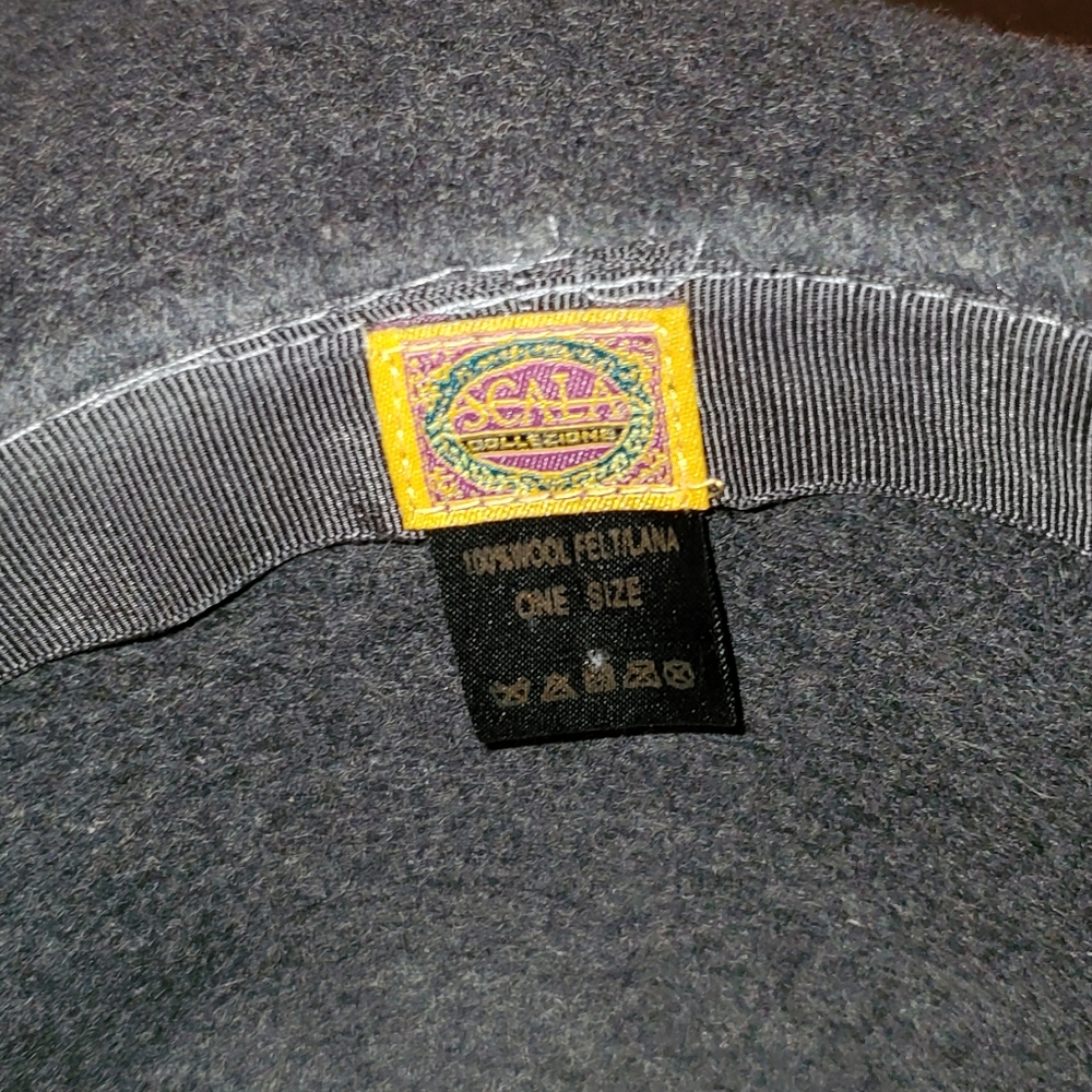 Scala Collezione Charcoal Gray Wool Felt Hat - image 3